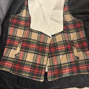 Maurices White Sherpa Vest